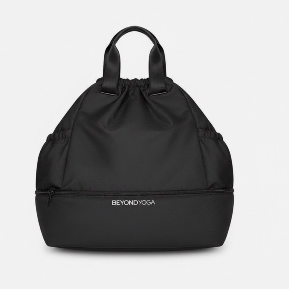 Beyond Yoga Black Convertible Gym Tote/Backpack